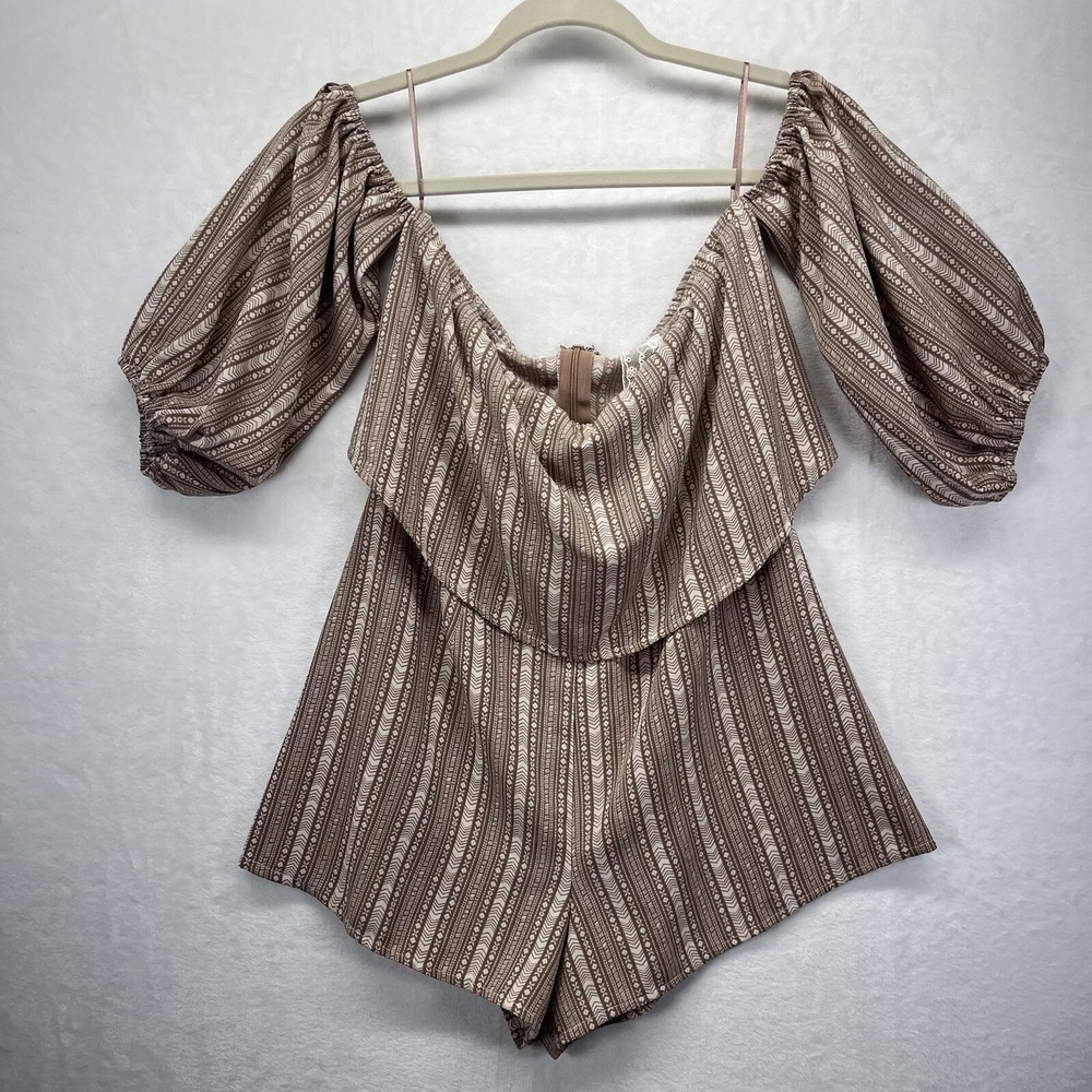 Sadie‎ & Sage Romper Women's Small Off Shoulder
